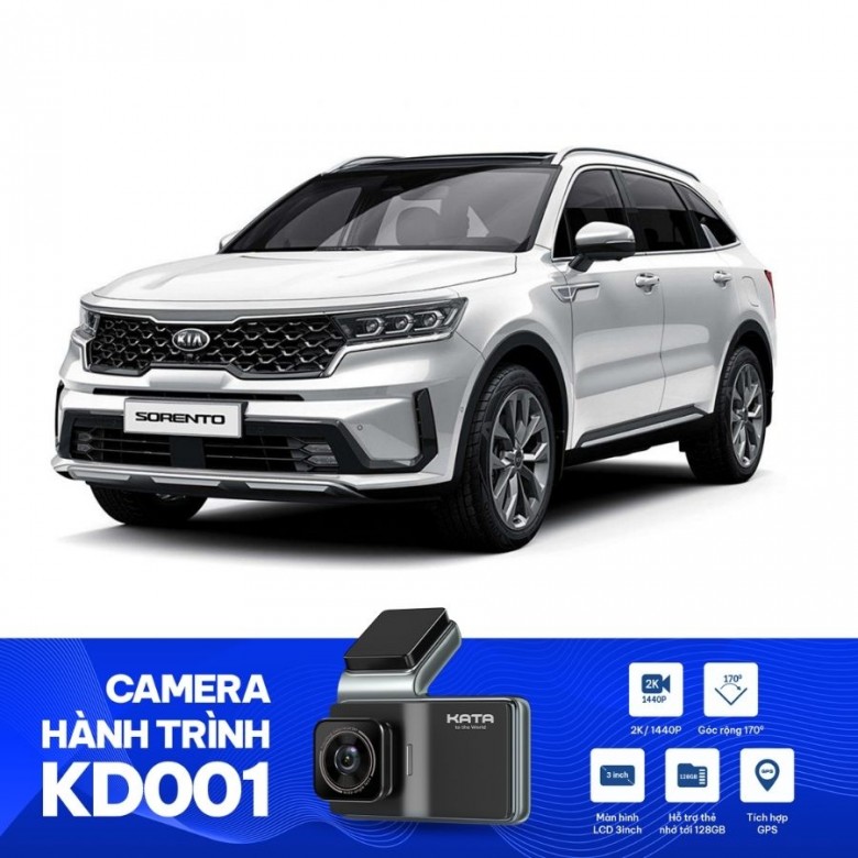 Lắp Camera Hành Trình KD001 Cho Kia Sorento 2020
